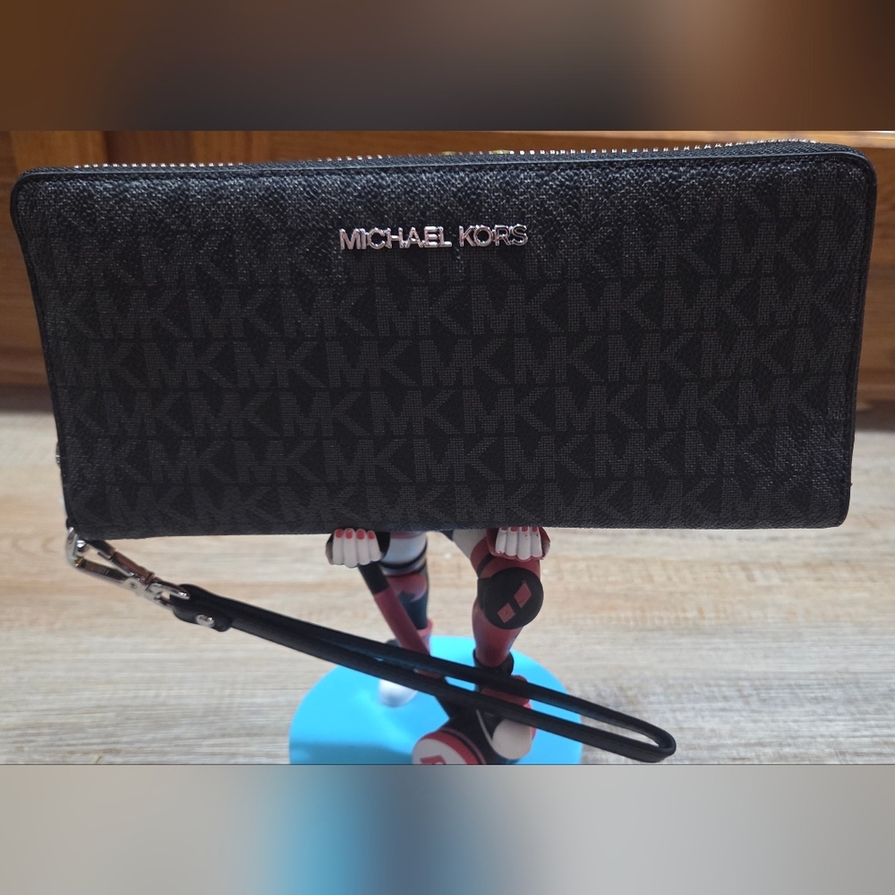 Michael Kors Black Monogram Wallet